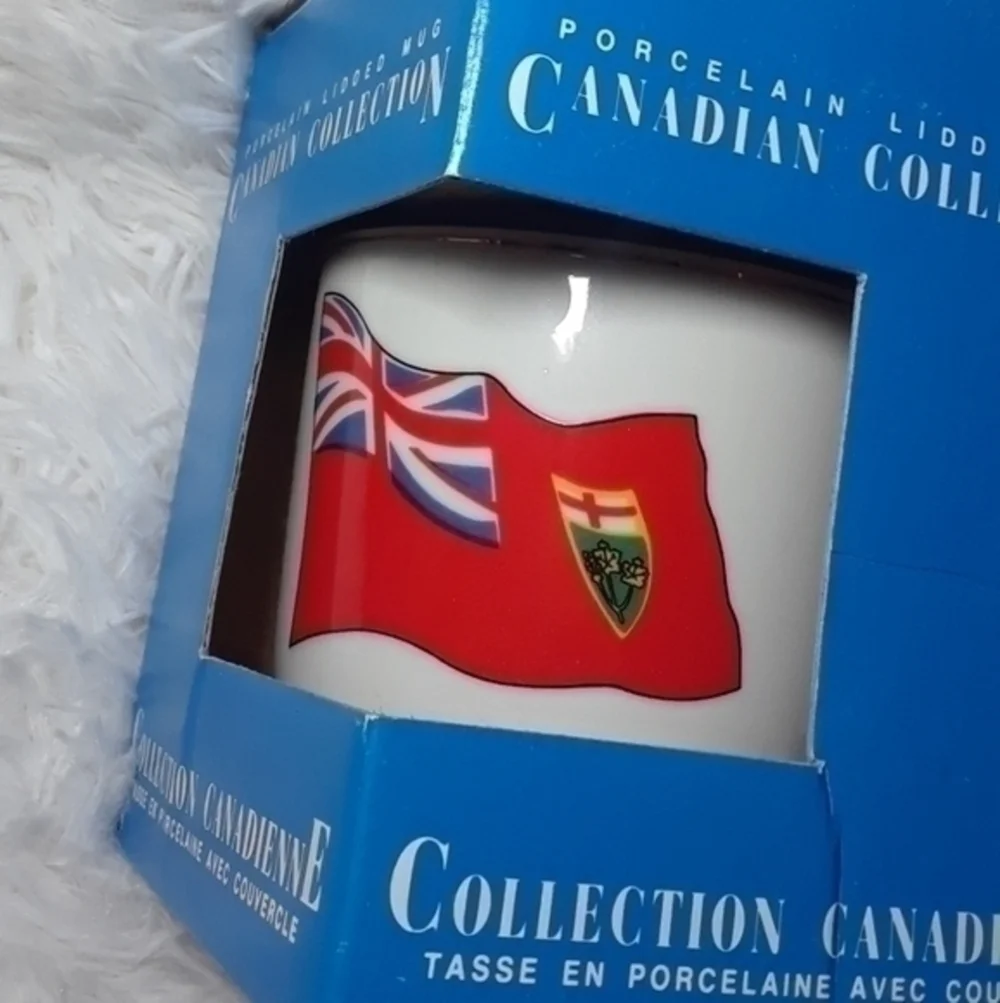 Canadian Collection Porcelain Lidded Mug